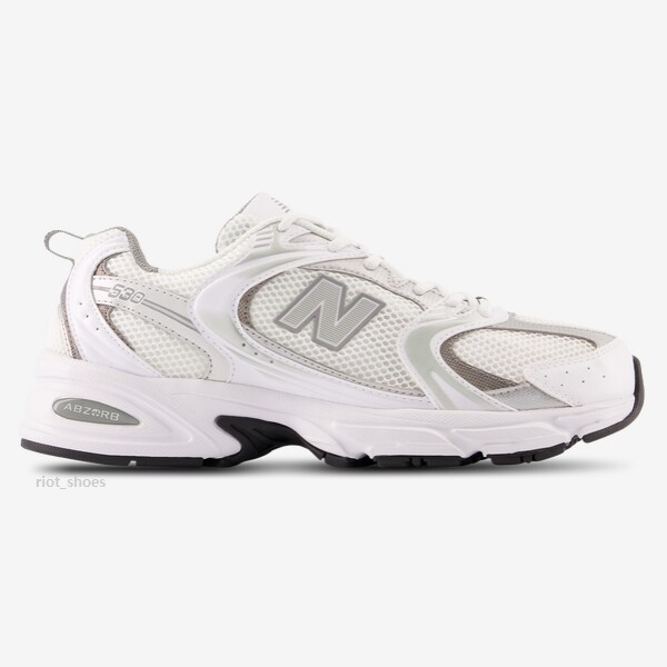 Кроссовки New Balance 530 Серебристые/Зеленые/серые - MR530ADB Ускоренная доставка