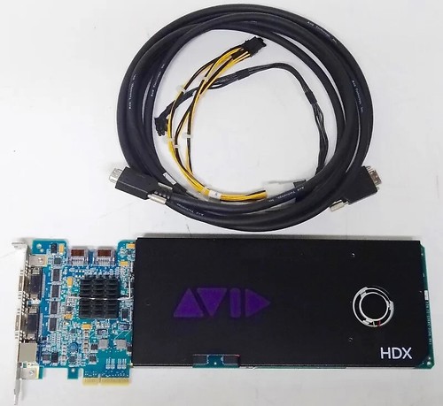 Carte PCIe Avid HDX avec câbles
