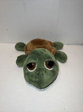 Russ Berrie Shecky Turtle Li'l Peepers Stuffed Animal Retired Plush Bean Bag 10"