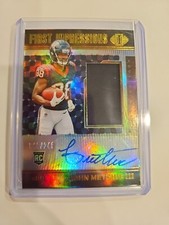 2022 Panini Illusions Football First Impressions John Metchie Patch/Auto 48/249