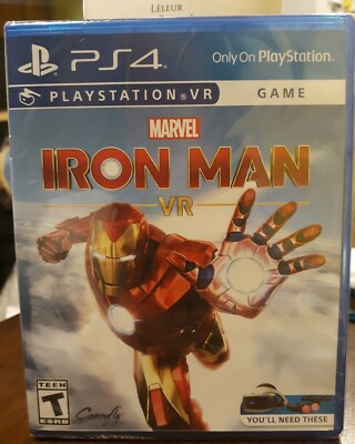 PS4 Marvel - Iron Man VR -- Standard Edition (Sony PlayStation 4, 2020)