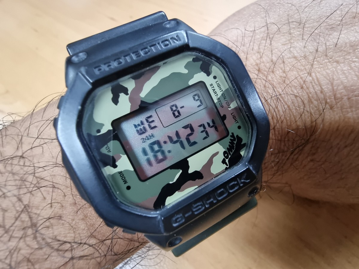 RARE CASIO G-SHOCK DW5600 TOMMY HILFIGER Limited Collaboration