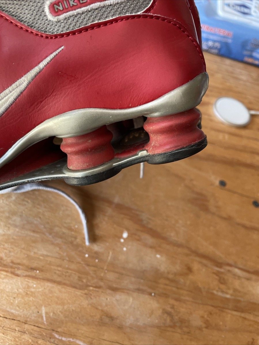 Rare 313429-993 nike id shox Women's 7.5 Ohio State Buckeyes