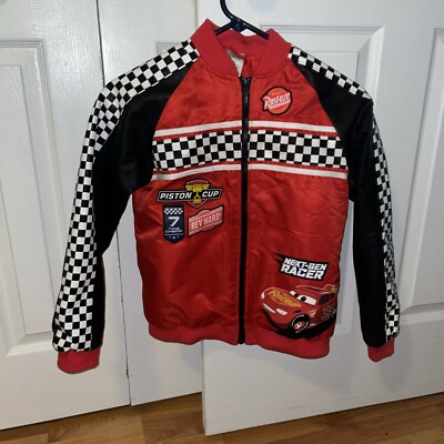 Disney Lightning McQueen Cars Child Rusteze Jacket Size 9/10