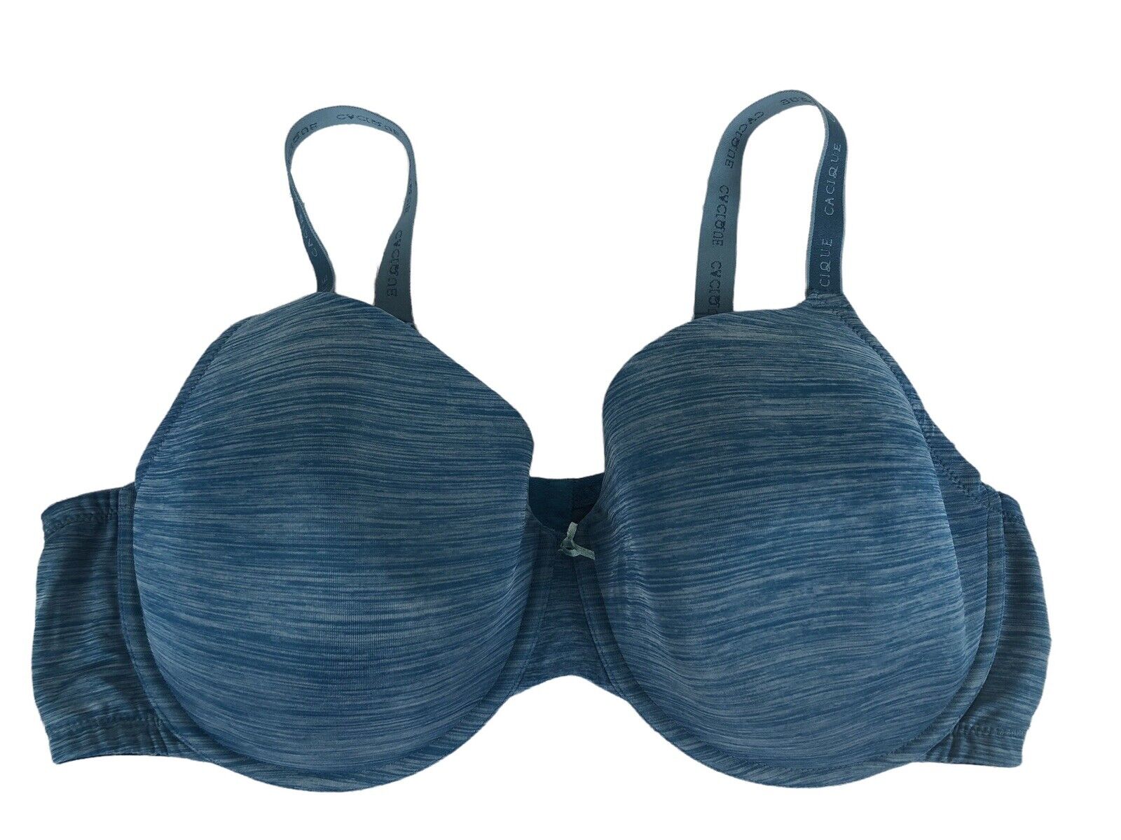 ▷ CACIQUE BLUE INVISIBLE BACK SMOOTHER FULL COVERAGE BRA SZ 46DDD