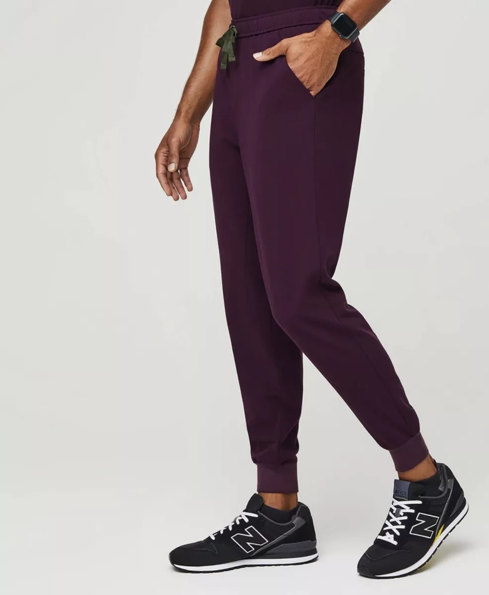 FIGS Small Short Tansen Jogger Scrub Pants Deep Purple Limited