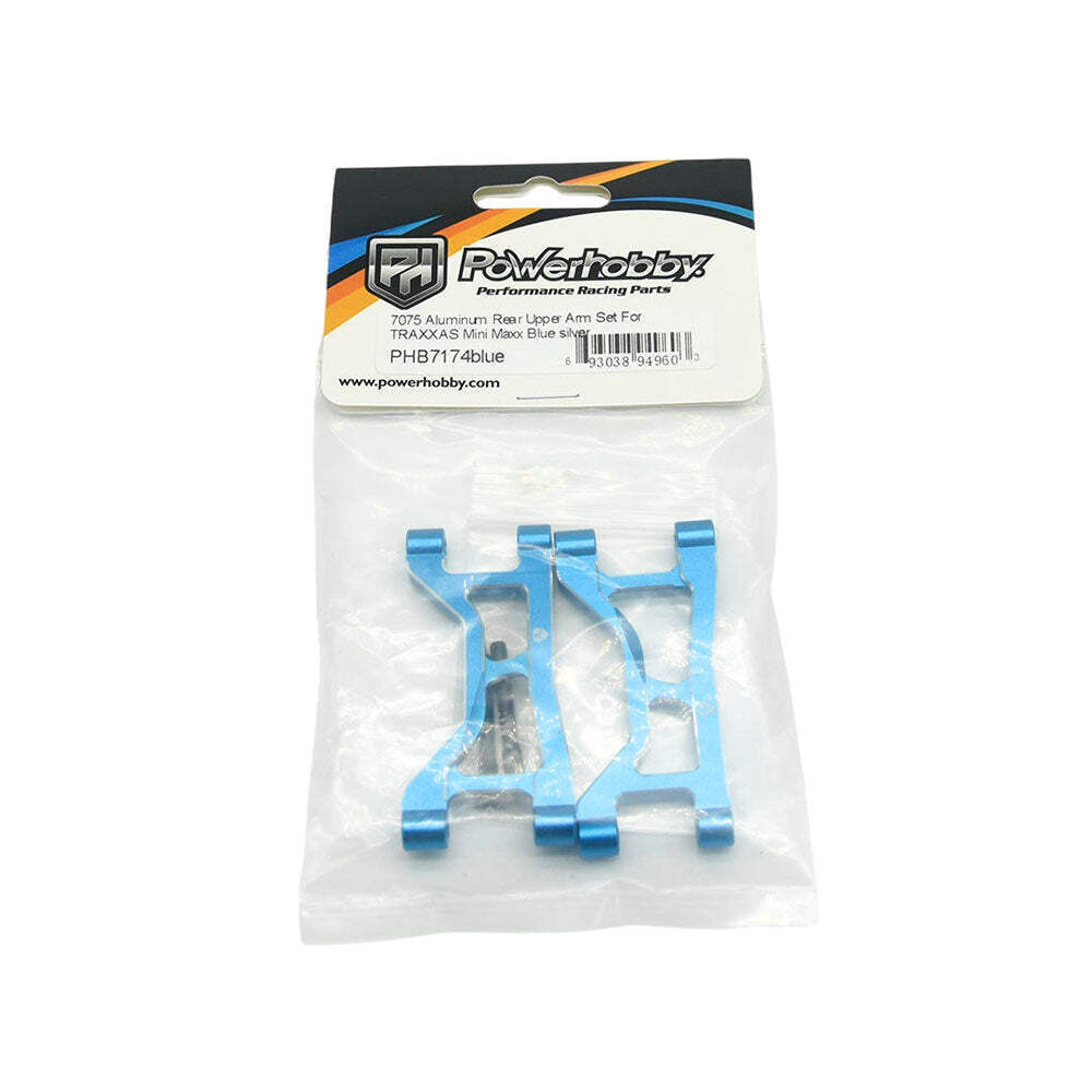 あああ Powerhobby 7075 Aluminum Rear Upper Arms Blue For Traxxas