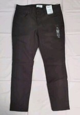 NWT Sonoma Goods For Life Women's Skinny Mid Rise Brown Pants 10S