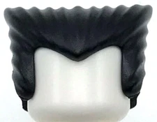 Lego New Black Minifigure Hair Pointed Xmen Spiked Piece