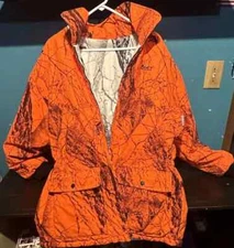 Large Mount'n Prairie Hunting Reversible Jacket Insulated Camo Zip-up