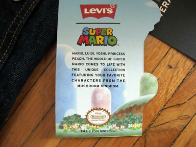 Levi's X Super Mario Nintendo Men's Denim Dungaree Overalls Levi's X Super Mario Nintendo Men's Denim Dungaree Overalls