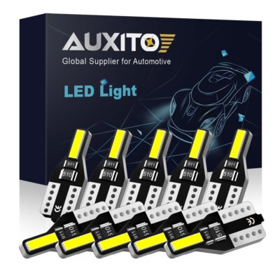 10X T10 194 168 CANBUS LED License Plate Interior Wedge Light Bulbs Bright White