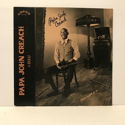 Papa John Creach Vinyl LP Playing My Fiddle For You 1974 NM/VG+