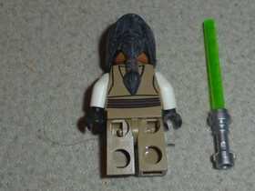 LEGO STAR WARS REPUBLIC FRIGATE EETH KOTH MINIFIG FIGURE W LIGHT SABER 7964