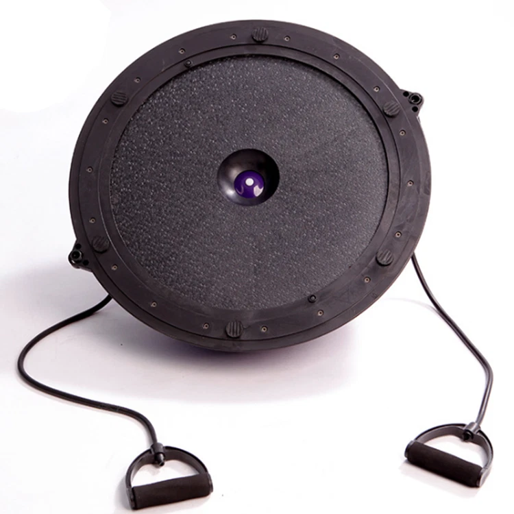 Half Ball Balance Trainer Stability Half Ball with Resistance Bands Blue - Image 3 of 4