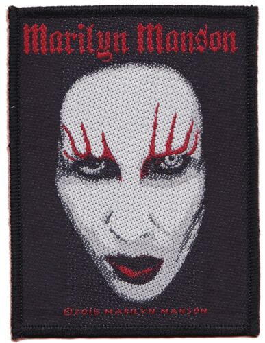 Marilyn Manson patche officiel écusson licence patch à coudre  - Bild 1 von 2