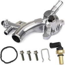 MITZONE Upgraded Aluminum Coolant Housing Water Outlet Compatible