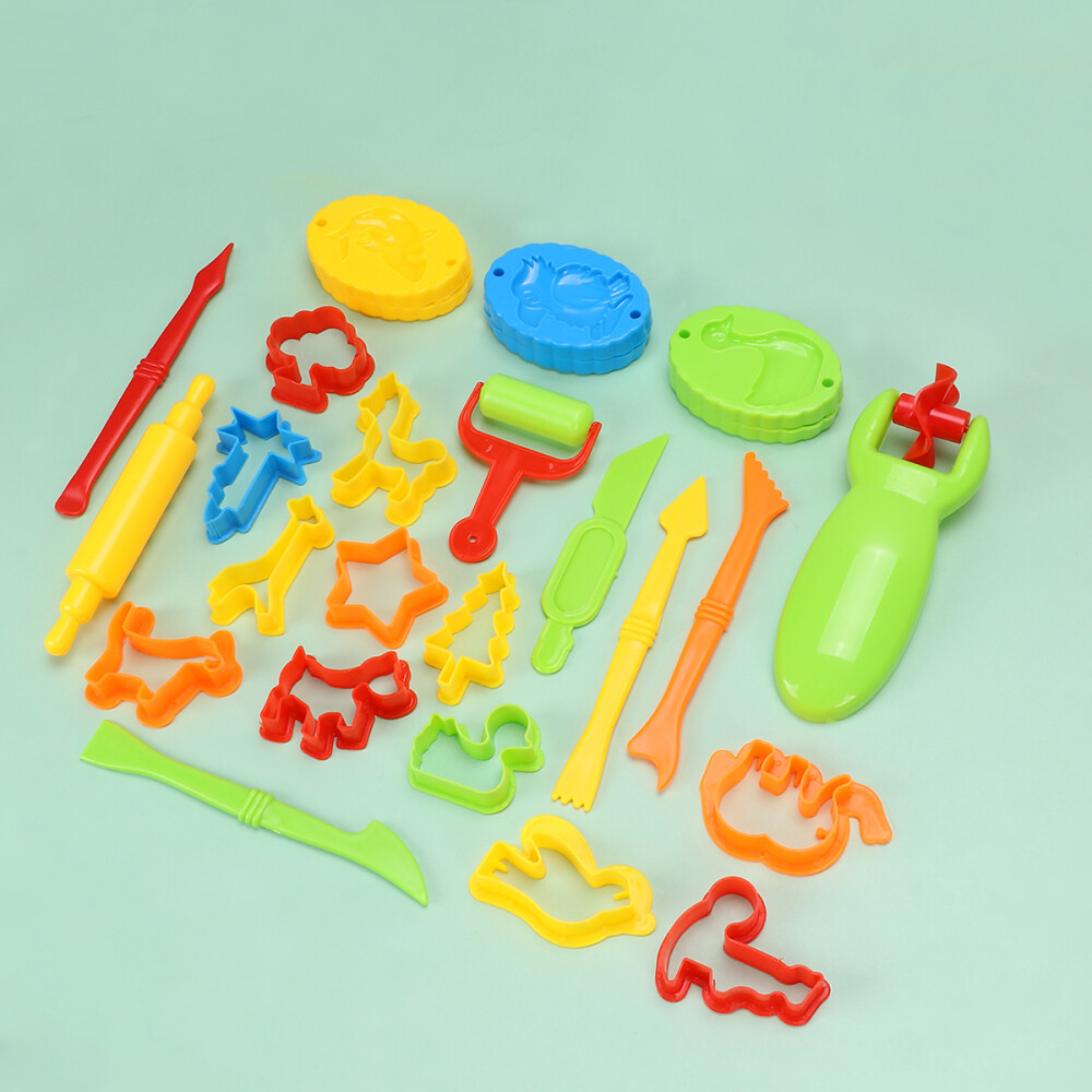 Kids Dough Molds Kids Educational Toys Set Plasticine-image