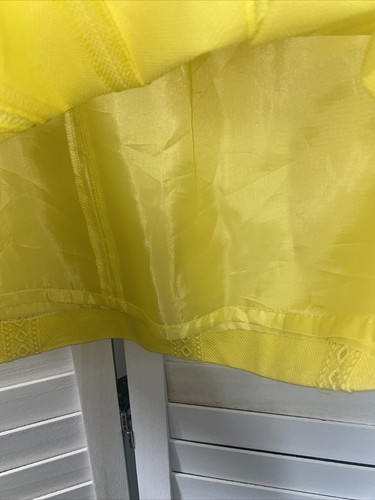 J. CREW Yellow Spring Summer Lace Embroidered Cotton Pocket Short Skirt Size 0 - Picture 5 of 6