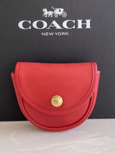 coach belt bag red