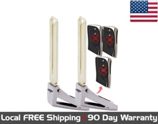 2x New Replacement Key Fob Remote Uncut Insert Blade For Select Lexus Vehicles