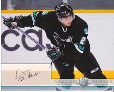 STEVE BERNIER Signed 8x10 Photo 2006-07 Upper Deck BAP Portraits Rare SP Auto