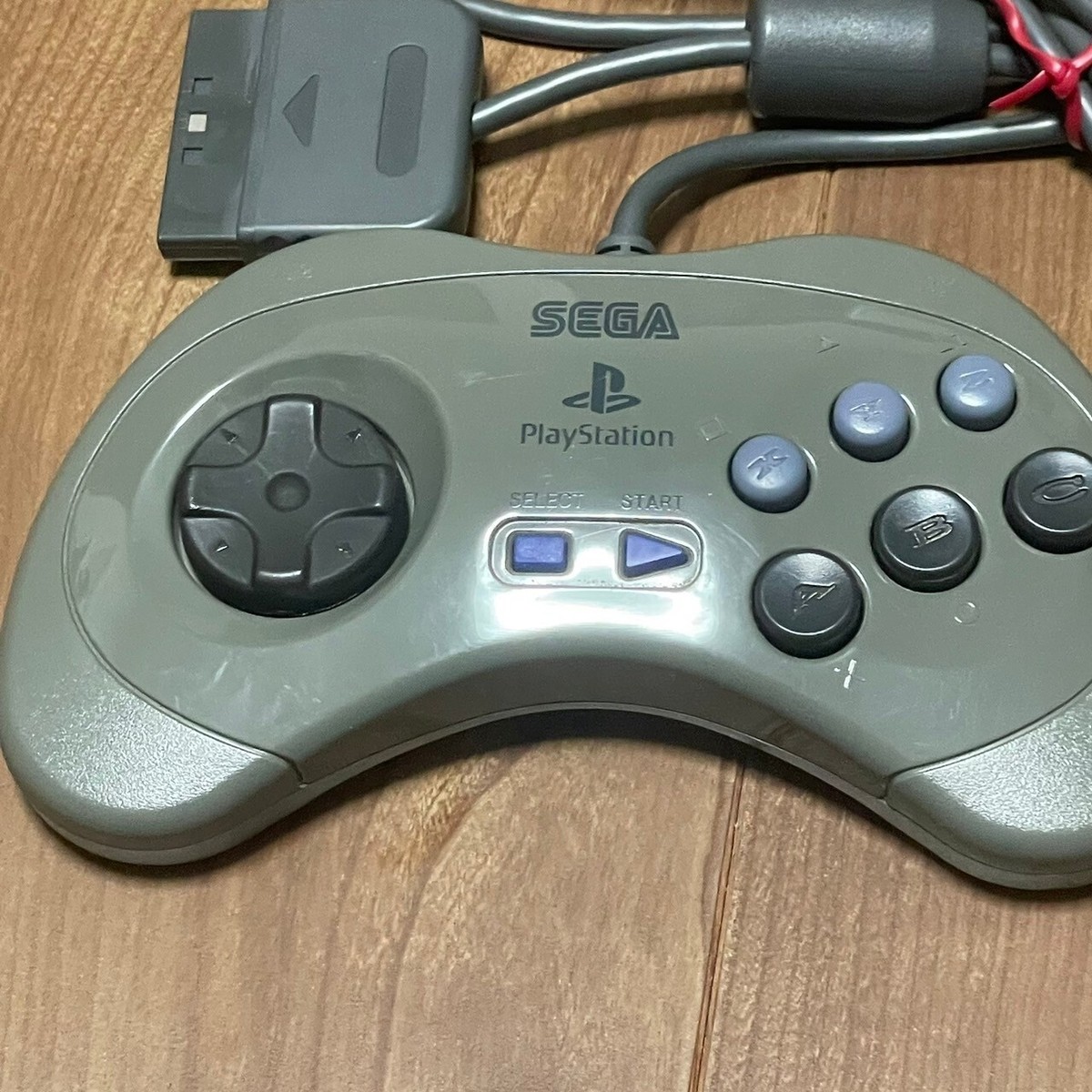Rare Sega Sony Playstation 2 Saturn Controller Pad Gray OEM