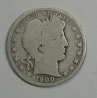 Better-Date 1900-o BARBER. Half Dollar. #14