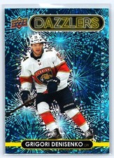2021-22 UPPER DECK SERIES 2 DAZZLERS BLUE  #DZ-72 GRIGORI DENISENKO Panthers