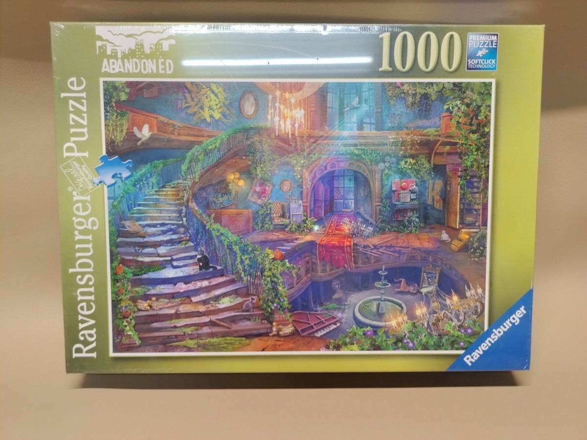 Ravensburger Abandoned Hotel Vacancy Jigsaw Puzzle Soft Click