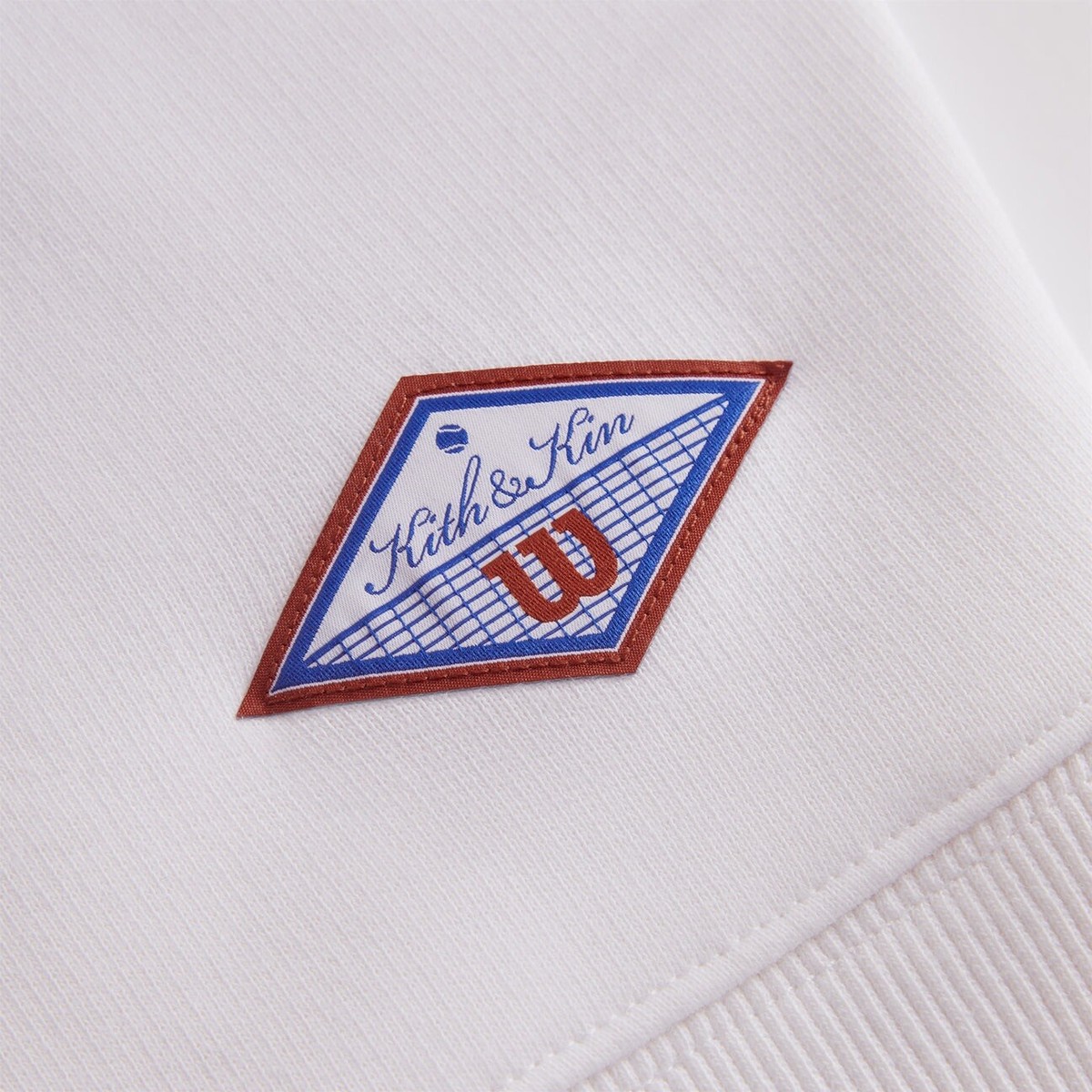 ☆ KITH x WILSON Eiffel Tower crewneck コラボスウェット☆ Kith for Wilson Eiffel Tower Crewneck in White Cotton Fleece