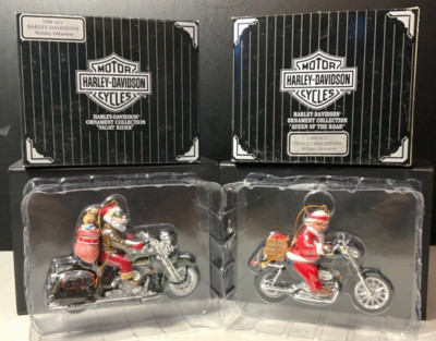 Cavanagh 1998/99 Harley-Davidson Lot 2 Night Rider & Queen of Road Ornaments NOS