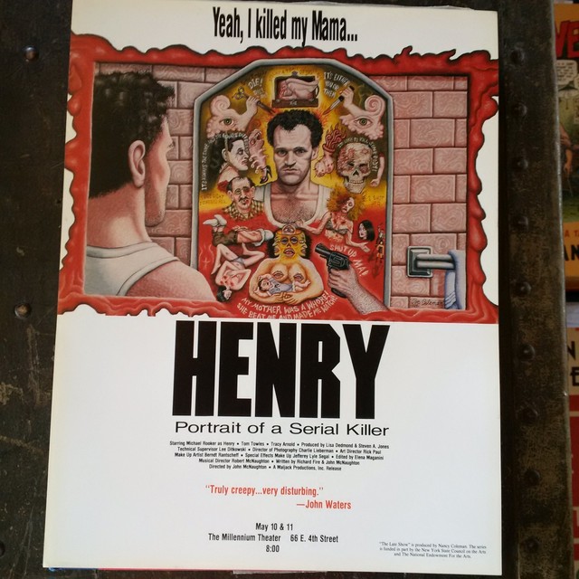 JOE COLEMAN - Henry, Portrait of a Serial Killer RARE BANNED LOBBY CARD