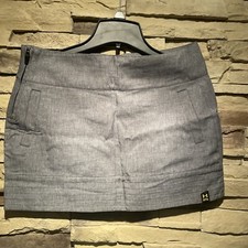 Under Armour MTN Skirt US 6 Tennis Golf Gray Side Zip-Pockets Quick Drying NWT