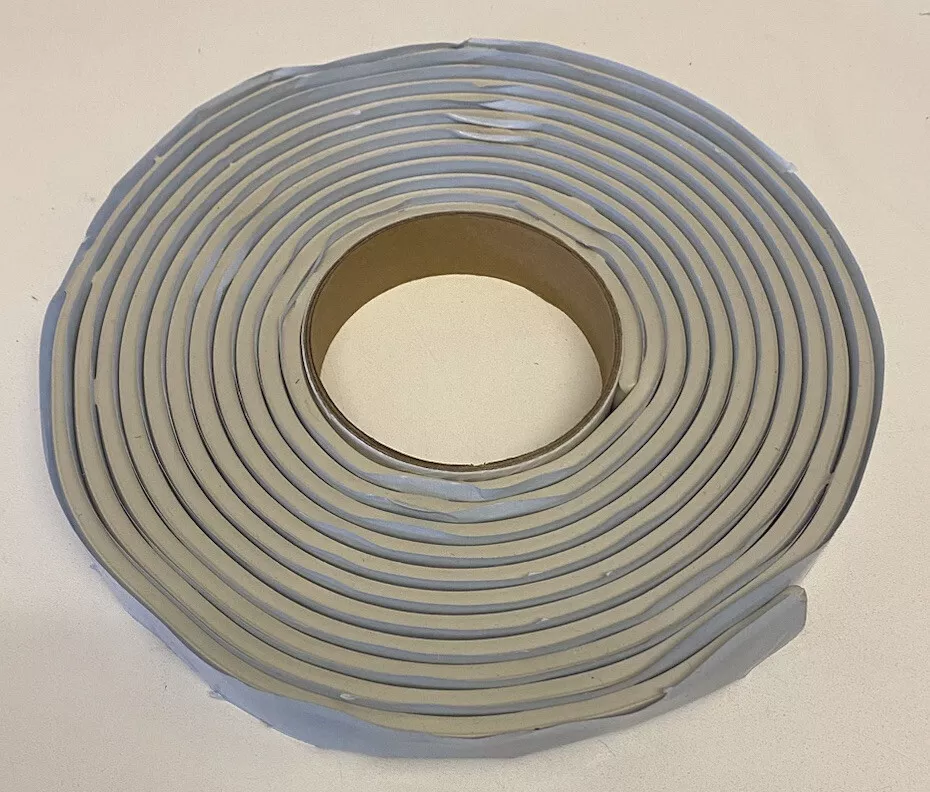 Bostik Prestik 6000 Butyl Sealant Mastic Tape Strip 17mm x 6mm 6m Long White