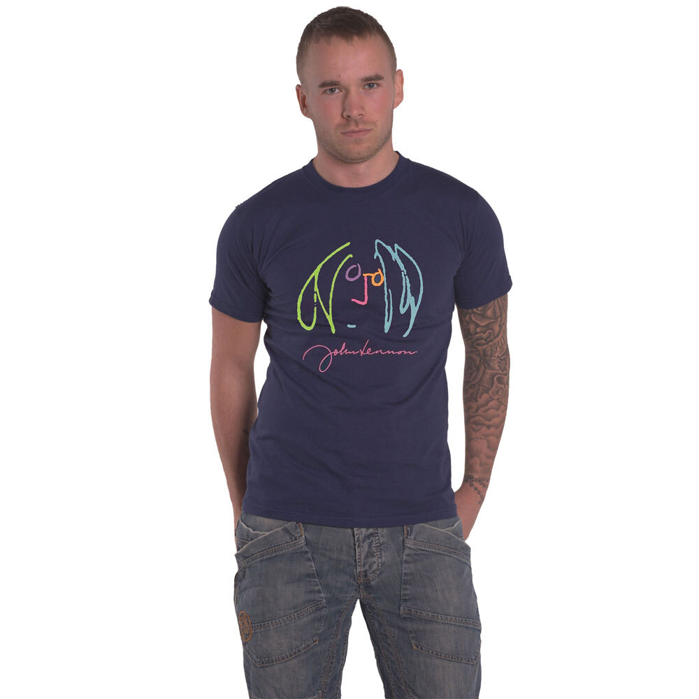 John Lennon Self-Portrait Full Color T-Shirt for Music Fans and Beatles Enthusiasts