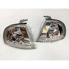 Corner Lamps Lights Chrome For Honda Prelude 1992 93 94 95 1996