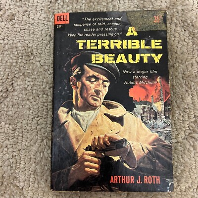 A Terrible Beauty Adventure Paperback Book by Arthur J. Roth Thriller Dell 1960
