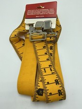 Vintage New Yellow Yardstick Suspenders