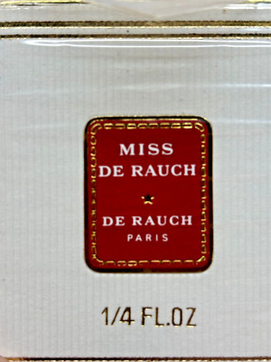 Vintage Miss De Rauch Paris France 1/4 ounce PARFUM New Sealed ref 06014