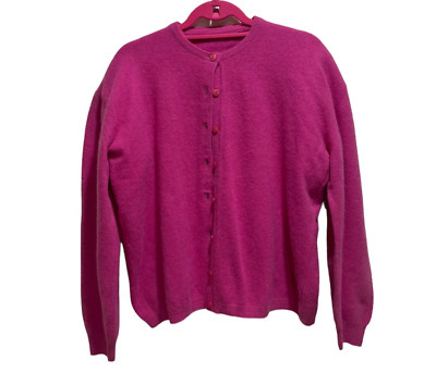 Silvia Chocron  Sweaters 2pc Top & Cardigan  Wool Pink Size Large