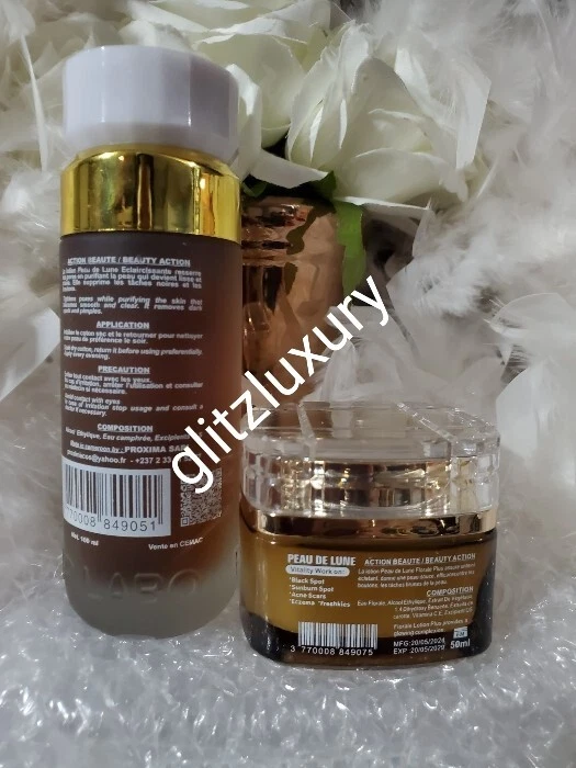 2pcs. Set: peau de Lune lighening face cleanser & Face Cream. Spf 50.👌👌 - Image 4 of 4