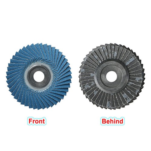 FLAP GRINDING SANDING DISCS 100MM 4" 60# 80# 120# 240# 320# GRIT FOR ANGLE WHEEL - Picture 4 of 5