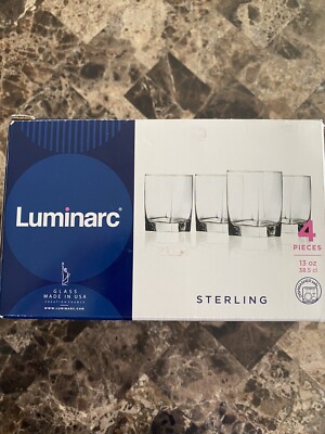 Luminarc Set Of 4 Sterling 13 Oz Double Old Fashion Glasses Macy s