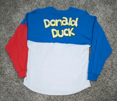 【新品】Spirit Jersey/長袖 DONALDタオルセット！ Donald Duck Spirit Jersey Disney Unisex XS Long Sleeve Shirt | eBay