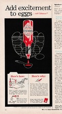 TABASCO SAUCE 1960s 5.25 X 11.25 Magazine Ad ...