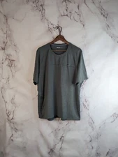 REI Co Op T Shirt Mens Large Active Pursuits Green Short Sleeve Polyester Hike