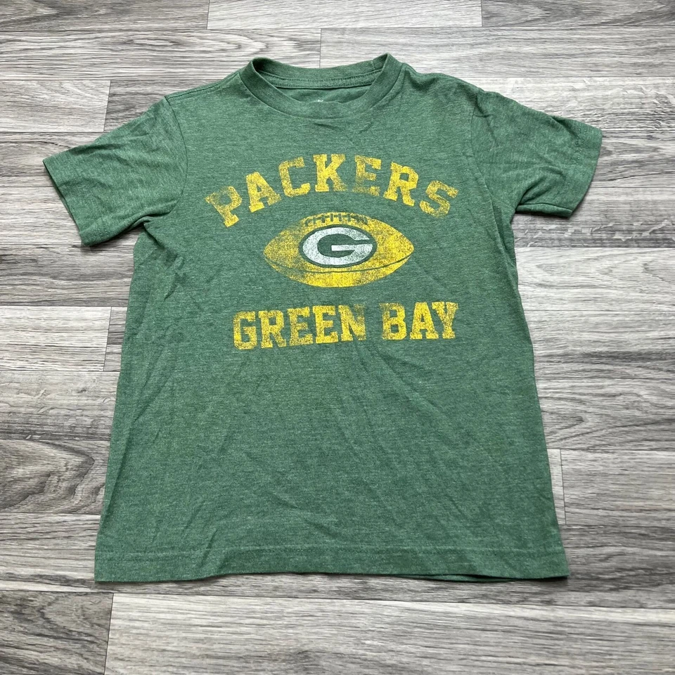 Camiseta GREEN BAY PACKERS NFL gráfica gola redonda verde básica masculina tamanho pequeno - Imagem 2 de 4