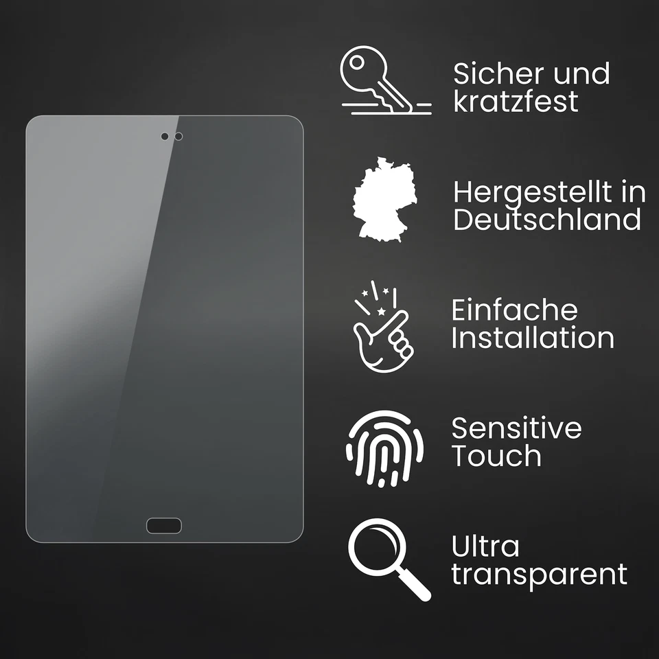 Bruni 2x Folie für Asus ZenPad Z8s ZT582KL Schutzfolie Displayschutzfolie - Bild 3 von 4