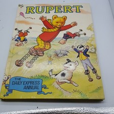 Rupert The Bear Books 1982 & 1983 Daily Express Annuals Pre-loved H15